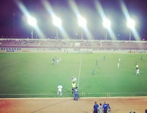 Palmeira-RN x Baraúnas no Estádio Nazarenão, em Goianinha (Foto: Antonio Netto/Inter TV Cabugi)