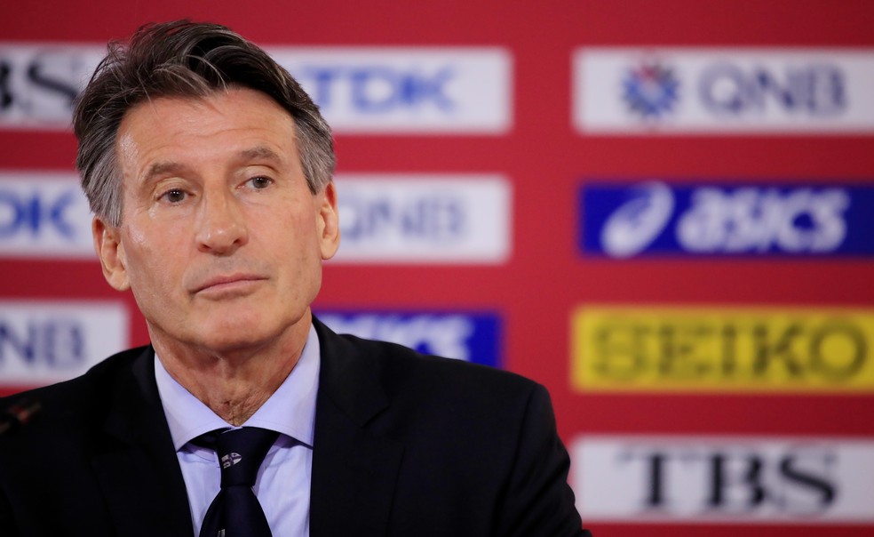 Sebastian Coe, presidente da federação internacional de atletismo — Foto: Andy Lyons/Getty Images