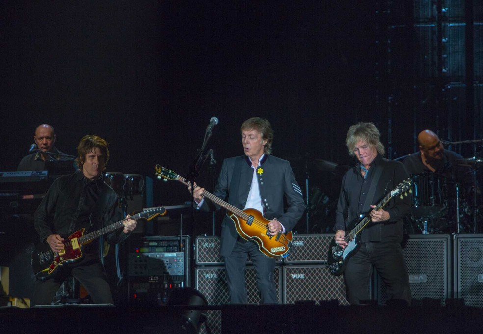 O ex-beatle apresentou o show que faz parte da turnê One On One. (Foto: MRossi/Divulgação)