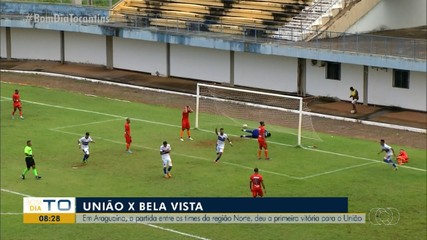 União faz 1 x 0 no Bela Vista em Araraguaína e garante primeira vitória