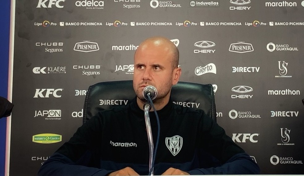 Miguel Ángel Ramírez, técnico do Independiente del Valle — Foto: Divulgação/Del Valle