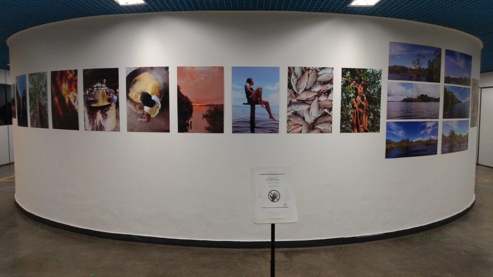 Exposição 'Olhares de Tumbira' está em cartaz no Centro Cultural dos Povos da Amazônia — Foto: Divulgação
