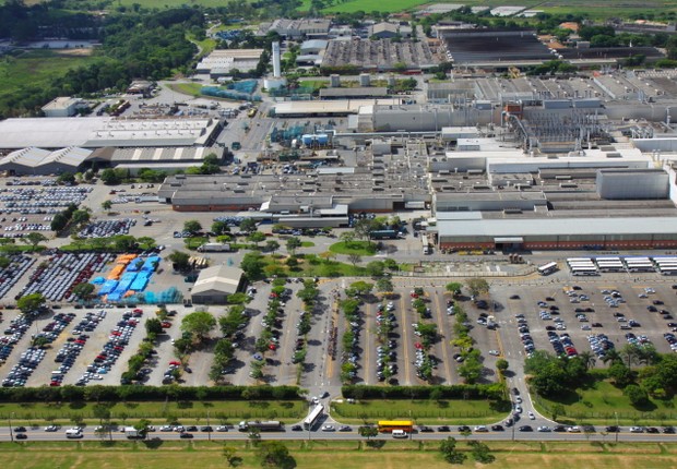 Fábrica da General Motors (GM) em São José dos Campos, no interior de São Paulo (Foto: Divulgação)