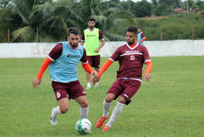 América-RN - Elias - Raphael Toledo - Rômulo (Foto: Canindé Pereira/Divulgação)
