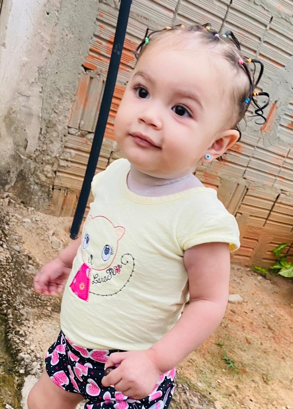 Menina vai passar pela avaliação nesta segunda-feira (28) em Curitiba  — Foto: Arquivo pessoal 