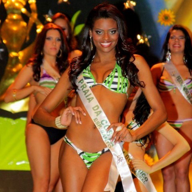 Ana Luisa ganhou o Miss Terra Brasil representando o Espírito Santo (Foto: Arquivo Pessoal)
