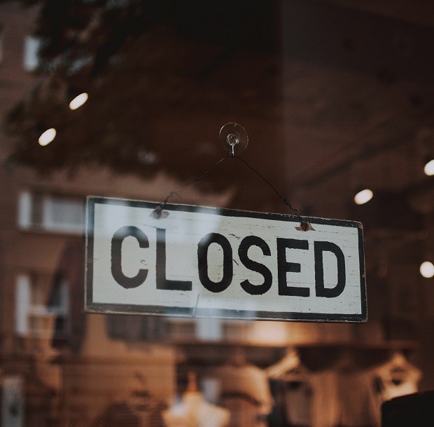 Loja fechada (Foto: fotografierende / Pexels)