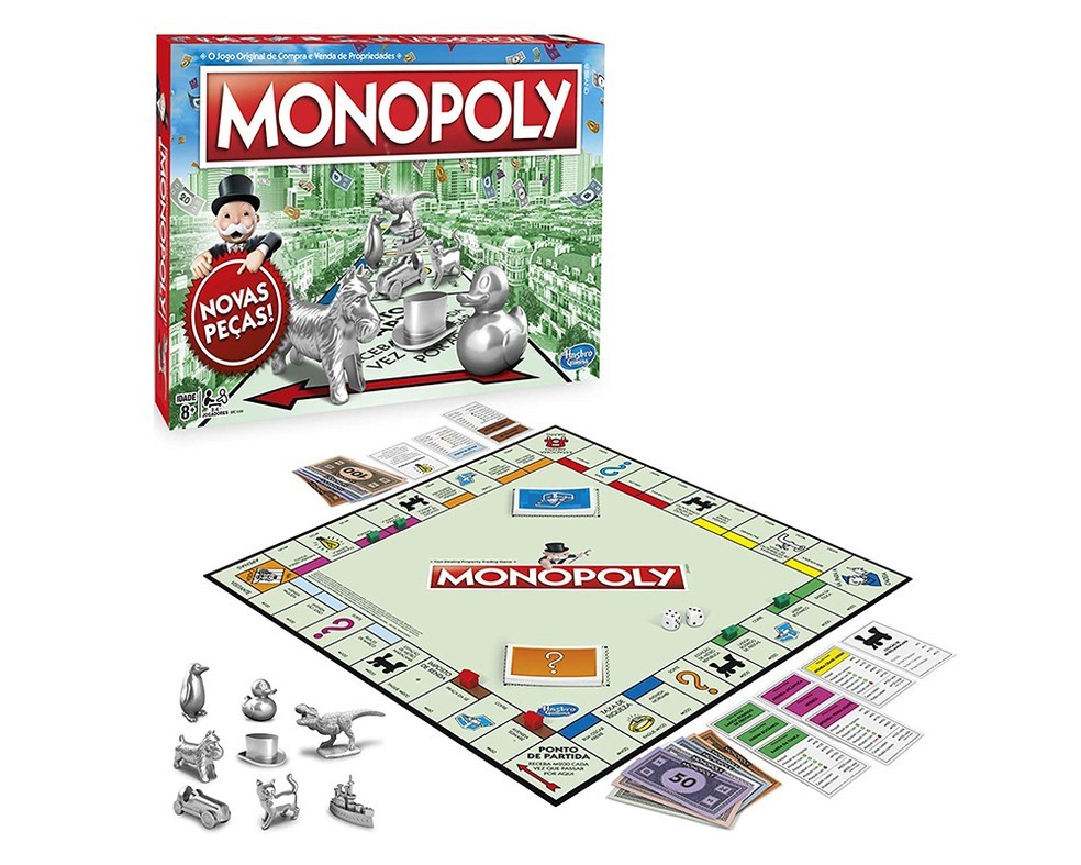 Monopoly é o tradicional jogo de compra e venda da Hasbro (Foto: Reprodução/Amazon)