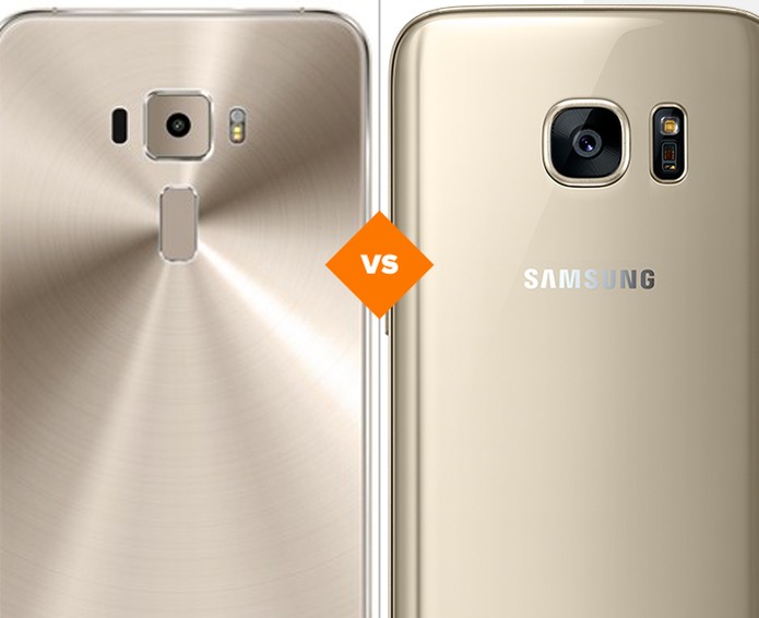 Confira o comparativo entre o Zenfone 3 e o Galaxy S7 (Foto: Arte/TechTudo)