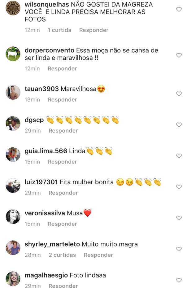 Mariana Rios recebe comentários em foto (Foto: Reprodução/Instagram)