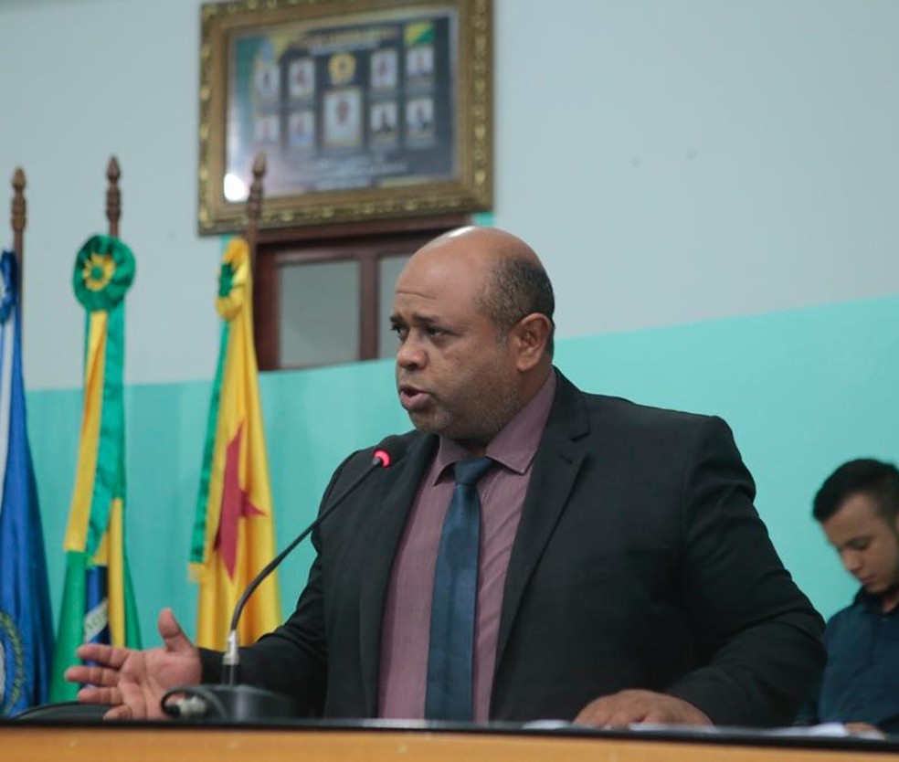 Vereador Gilvan Souza também teria ofendido Eliane Abreu em outra sessão, em 2021 — Foto: Arquivo pessoal