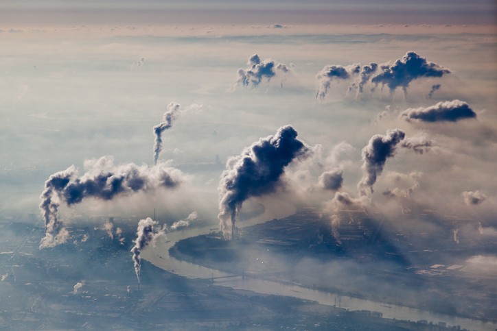 Arial view of German industrial area. (Foto: Getty Images)