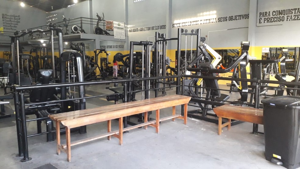 Academia em Macapá — Foto: Rafaela Bittencourt/Rede Amazônica