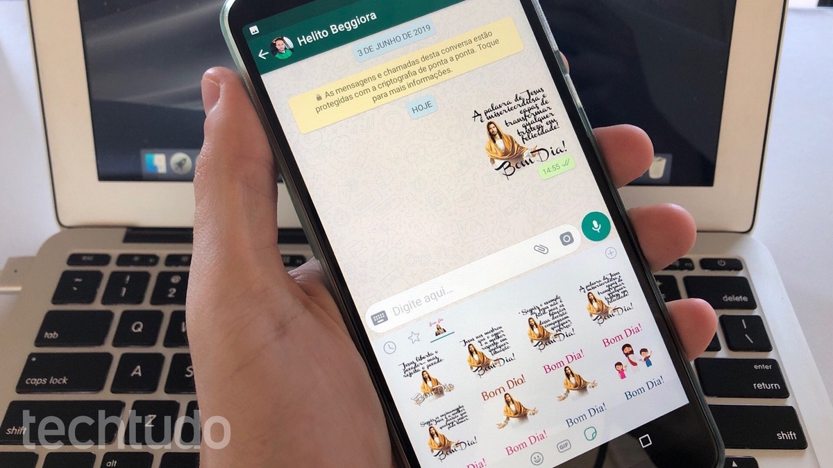 Como Enviar Figurinhas Evangelicas No Whatsapp Redes Sociais Techtudo