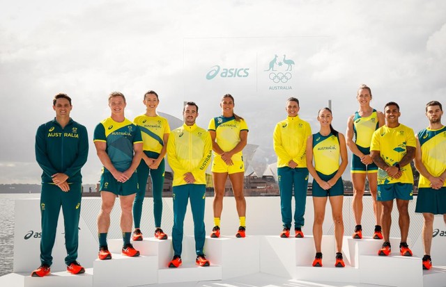 Asics Australia colaborou com a equipe olímpica australiana para criar seus uniformes (Foto: Reprodução/  @ausolympicteam)