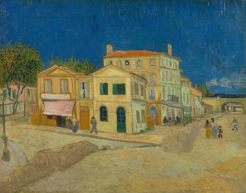 Van Gogh - A Casa Amarela (setembro 1888)  (Foto: Fundação Vincent Van Gogh / Reprodução)