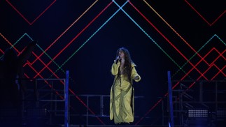 Camila Cabello em show do Palco Mundo, no Rock in Rio — Foto: Alexandre Cassiano