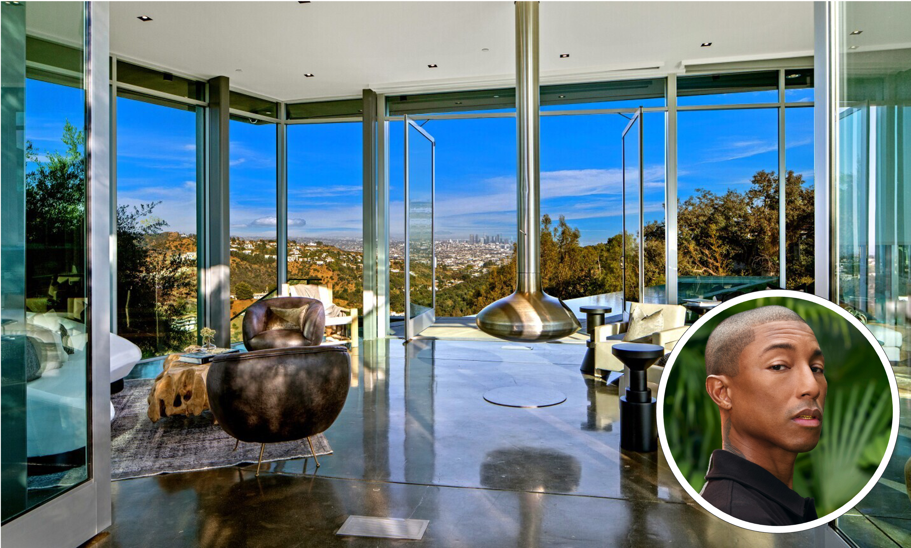 Pharrell Williams vende mansão com pista de skate por R$ 46 milhões (Foto: Divulgação)