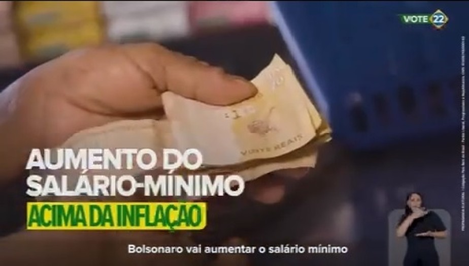 Trecho do programa eleitoral de Bolsonaro