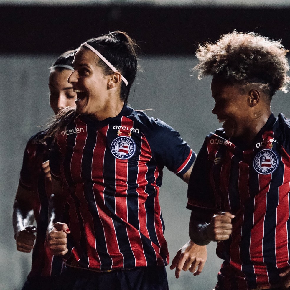 Nathane se mantém na liderança da artilharia do Brasileirão Feminino — Foto: Letícia Martins/EC Bahia