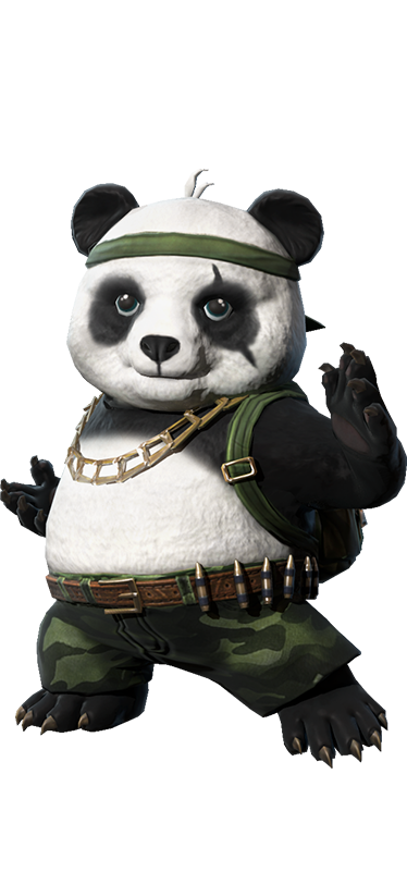 O Panda é um dos pets preferidos do jogo por conta de sua aparência fofa (Foto: Garena / Divulgação)