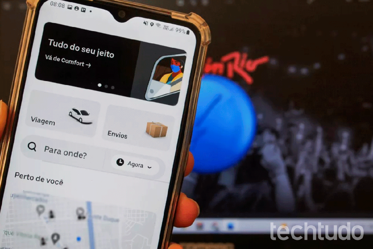 Rock in Rio 2022: Uber terá espaço para carregar celular e mais no evento