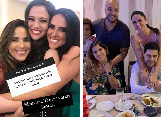 Graciele Lacerda: fotos com Wanessa e Camilla Camargo (Foto: Reprodução Instagram)