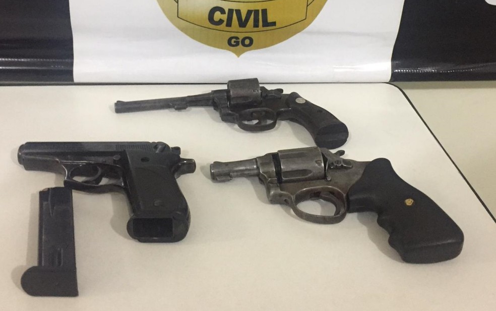 Homem é preso suspeito de matar a ex-mulher e o suposto amante dela, em Goiatuba  Goiás — Foto: Polícia Civil/Divulgação