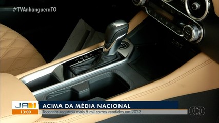 Tocantins fica acima da média nacional na venda de veículos em 2023