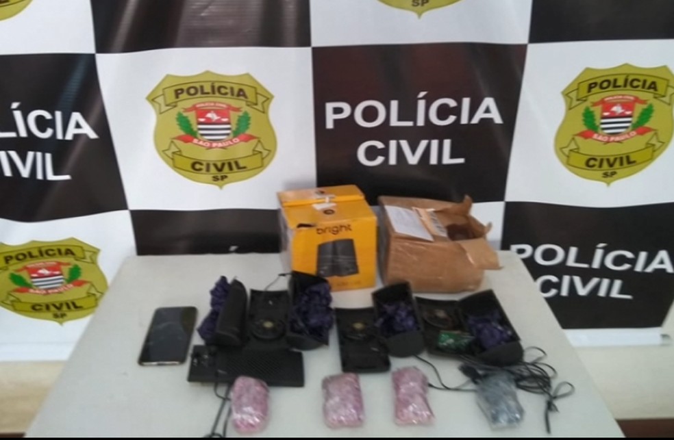 Polícia de Matão apreende mil comprimidos de êxtase — Foto: Polícia Civil/Divulgação