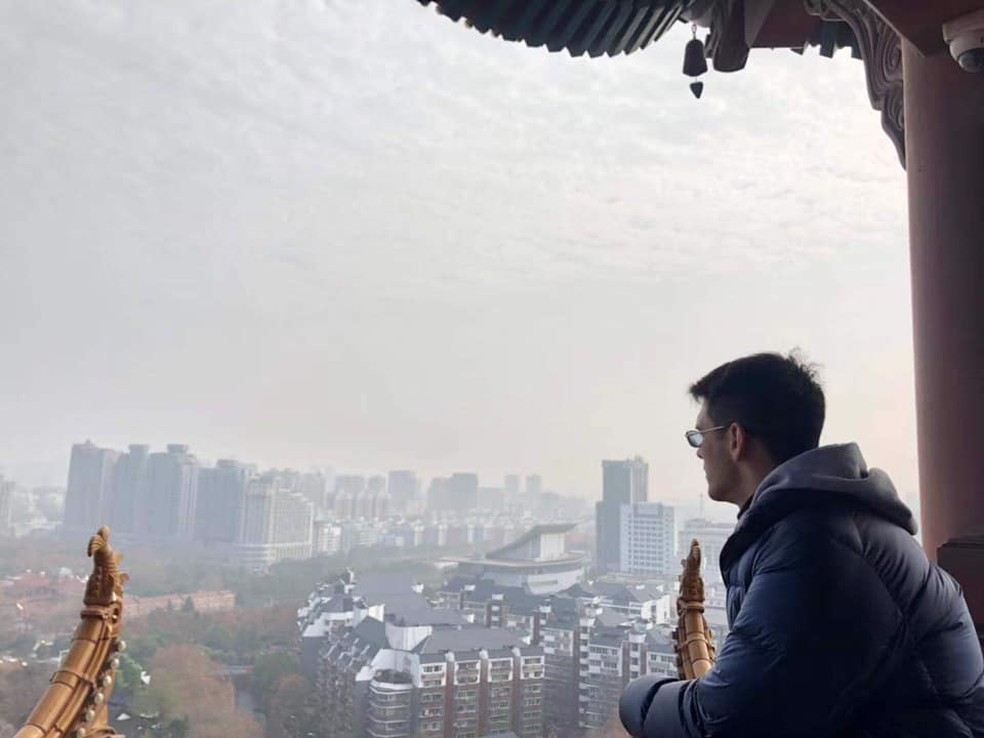 Potiguar Rodrigo Duarte vive na China desde 2016 &mdash; Foto: Arquivo pessoal