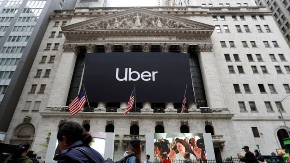 Uber estreou na bolsa de Nova York em maio deste ano com valor de mercado de US$ 82,4 bilhões — Foto: Andrew Kelly/Reuters