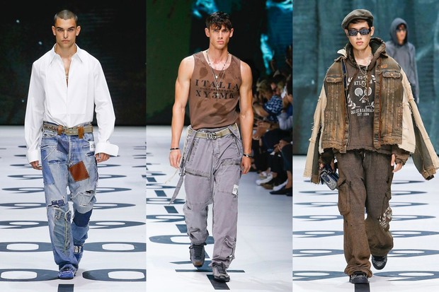 Looks da Dolce&Gabbana na Semana da Moda Masculina de Milão (Foto: Divulgação)