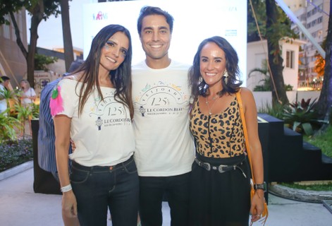 Sofia Mesquita, Ricardo Pereira e Francisca Pinto (Foto: Gianne Carvalho)