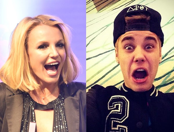 Britney Spears e Justin Bieber (Foto: Instagram)