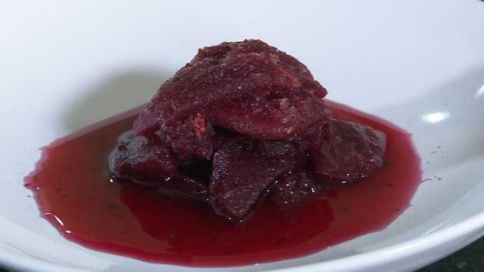 Aprenda a fazer um delicioso Sorbet de frutas vermelhas. (Foto: Foto: Reprodução /TV Diário)