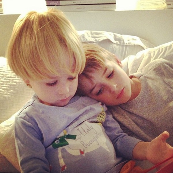 Noah e Guy, filhos de Danielle Winits (Foto: Reprodução/Instagram)