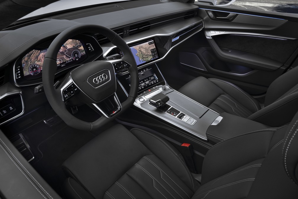 Interior do Audi A7 (Foto: Audi/Divulgação)