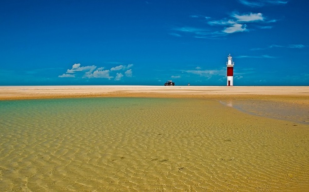 O município de Galinhos é conhecido pelas praias paradisíacas (Foto: Canindé Soares)