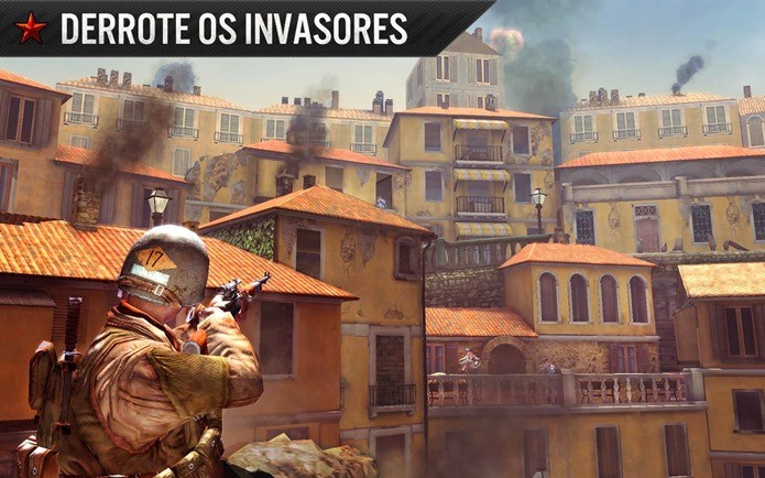 Frontline Commando WW2 é quase um Call of Duty no seu iPhone (Foto: Divulgação)