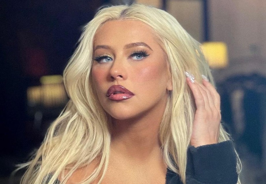 A cantora Christina Aguilera