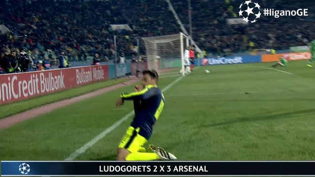 Ludogorets x Arsenal - Liga dos Campeões 2016-2017 - globoesporte.com