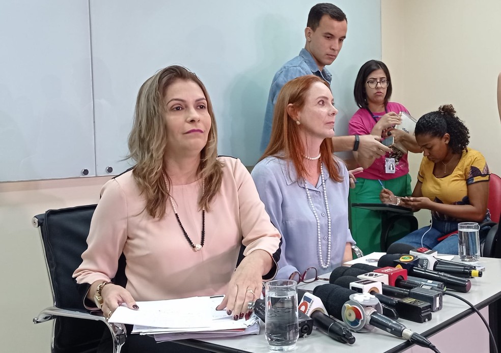 As advogadas de Trad, Andrea Flores e Rejane Alves de Arruda, negam as acusações, dizem que se trata de armação política. — Foto: TV Morena/Reprodução