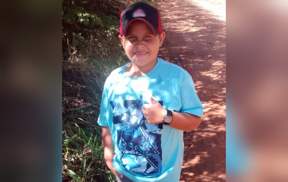Menino de 10 anos morre baleado no pescoço enquanto brincava com amigo em Tietê  — Foto: Arquivo Pessoal 
