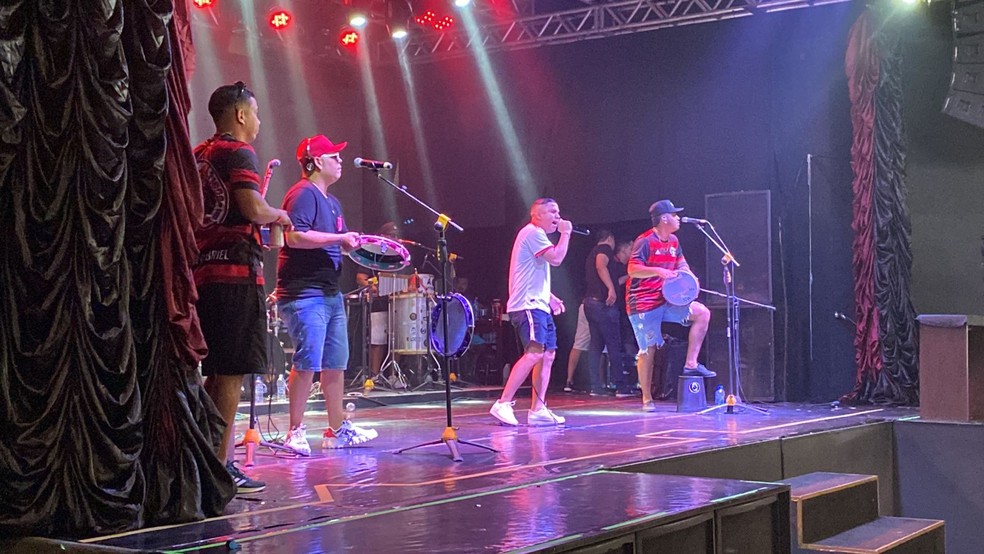 Torcida Acrefl&aacute;naticos reunida para a final da Libertadores 2023 &mdash; Foto: Cr&eacute;ditos: John M&uuml;ller