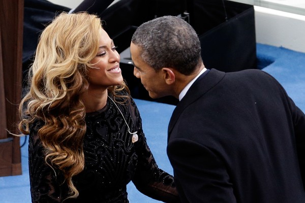 Beyoncé e o presidente americano Barack Obama (Foto: Getty Images)
