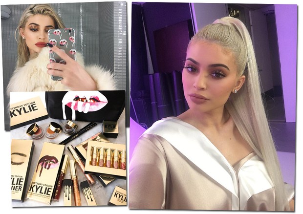 Kylie Jenner faz questão de compartilhar inúmeros cliques de beleza no perfil do Instagram - o sucesso das makes resultou em uma linha (também hit) própria de beauté (Foto: Reprodução/Instagram)