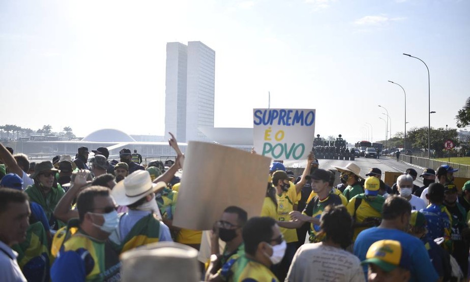 Manifestação em Brasília no 7 de Setembro de 2021