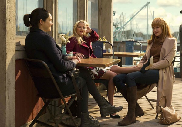 Shailene Woodley, Reese Wintherspoon e Nicole Kidman, em "Big Little Lies" (Foto: Divulgação)