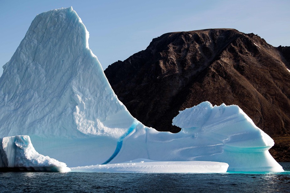 Iceberg perto da ilha de Kulusuk, na costa sudeste da Groenlândia: sob ameaça do aquecimento global